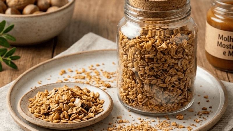 Granola Salgada Artesanal para Saladas: Crocância e Sabor Premium 5 (10)