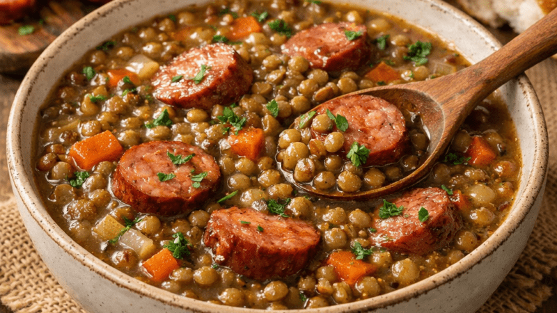 Lentilha com Linguiça: Receita Fácil e Encorpada 5 (18)