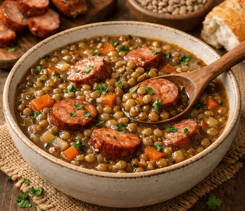 Lentilha com Linguiça: Receita Fácil e Encorpada