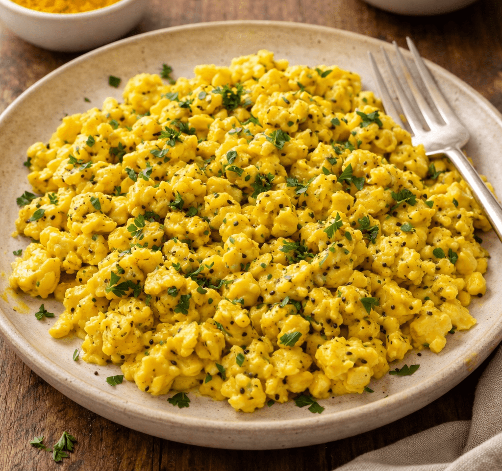 Ovos Mexidos com Cúrcuma e Chia: Receita fácil