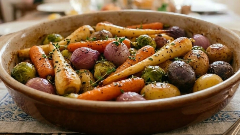 Receita de Legumes Glaceados no Mel: Receita fácil. 5 (14)