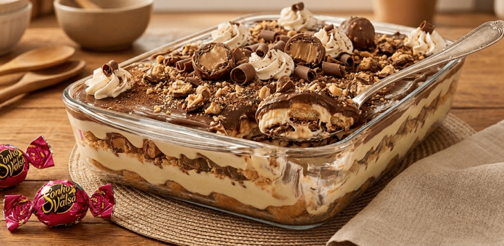 Receita de Pavê de Sonho de Valsa na Travessa