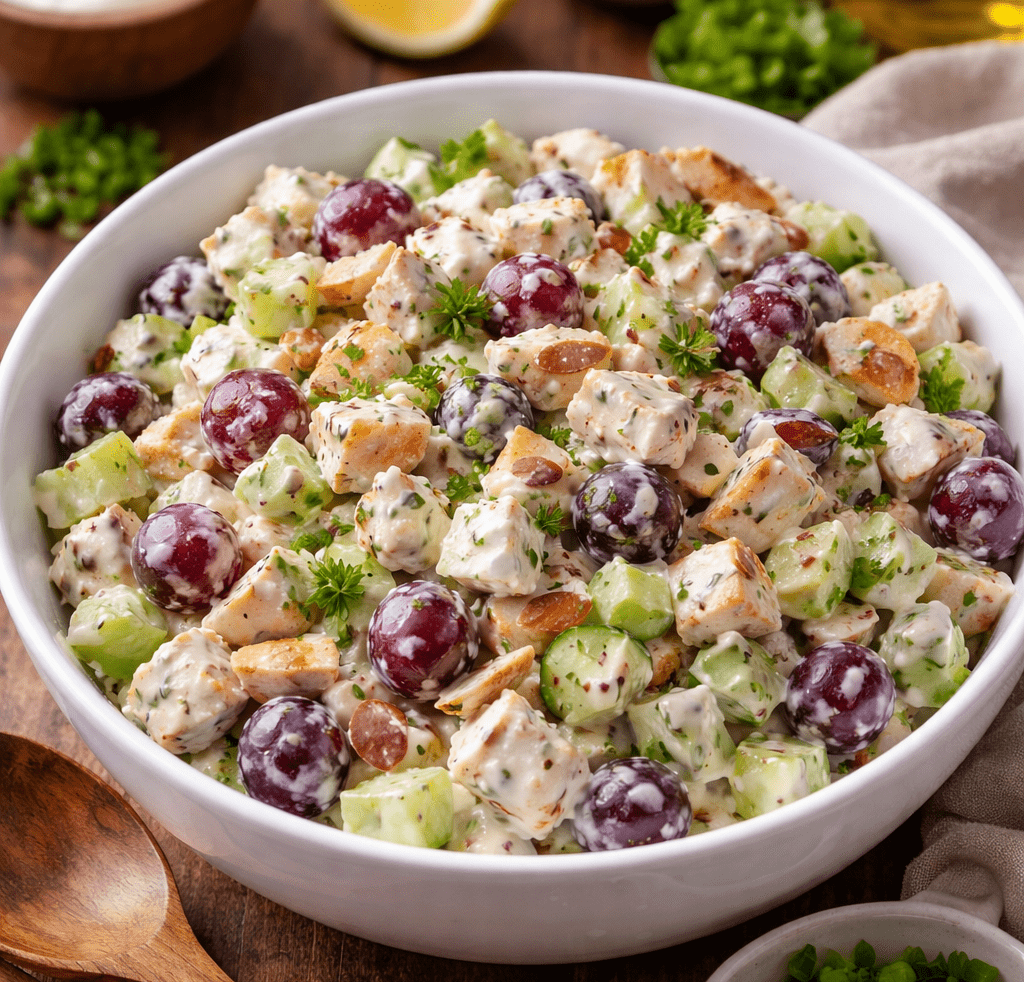 Salada de Frango com Iogurte: Receita Fit e Cremosa