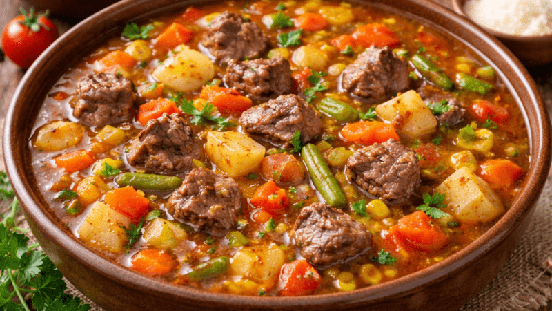 Sopa de Legumes com Carne: Receita Nutritiva e Fácil 5 (18)