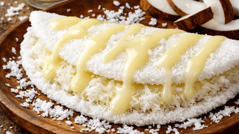 Tapioca com Coco e Leite Condensado: Receita Rápida 5 (21)