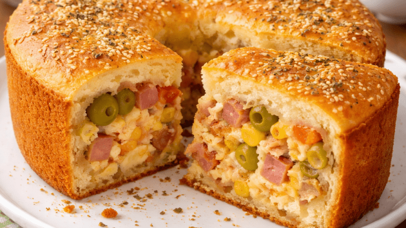 Torta Salgada de Liquidificador: Receita Rápida e Fofinha 5 (28)