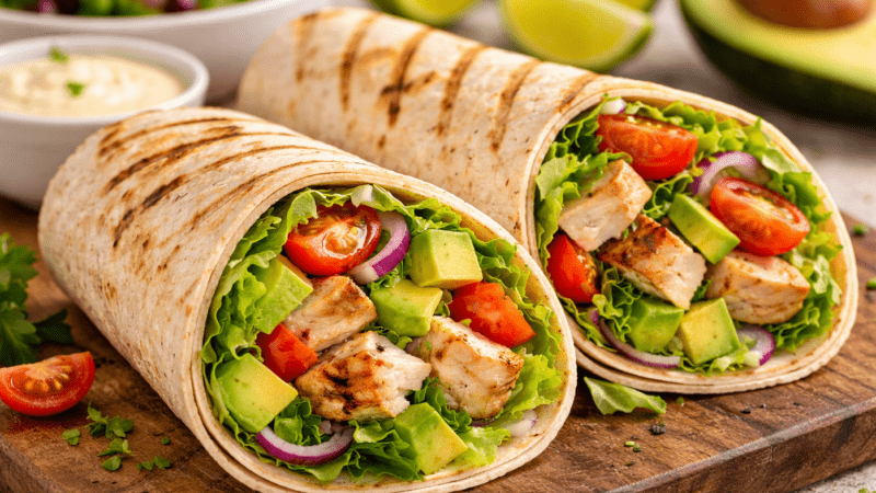 Wrap de Frango com Abacate: Receita Saudável e Rápida 5 (22)