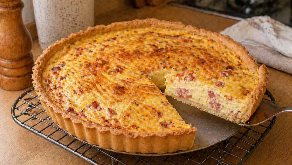 A Melhor Quiche Lorraine: Massa Quebradiça e Recheio Super Cremoso