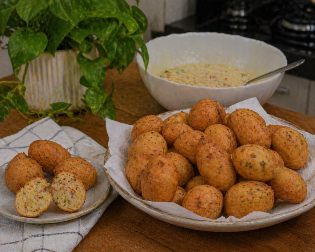 Bolinho de Chuva Salgado Sequinho e Fofinho:Receita Perfeita
