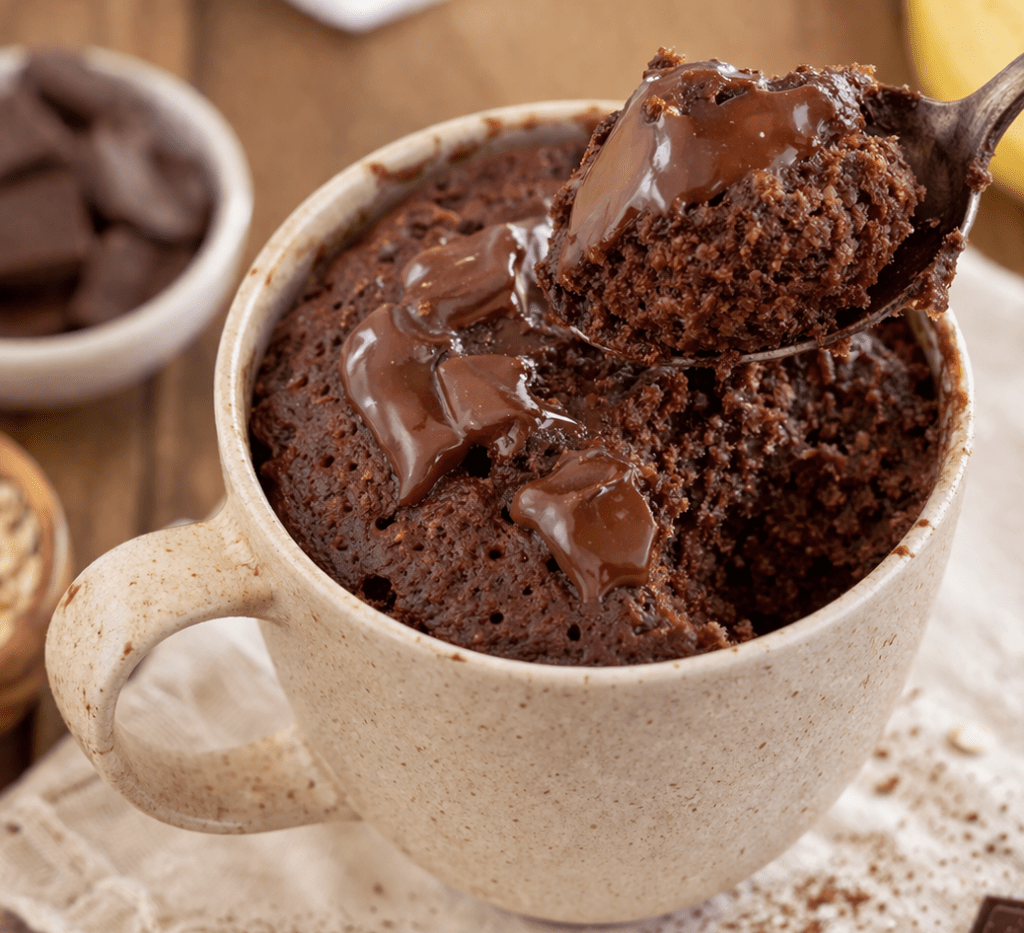 Bolo de Caneca Fit: Sobremesa Saudável Fica Pronta em 2 Minutos