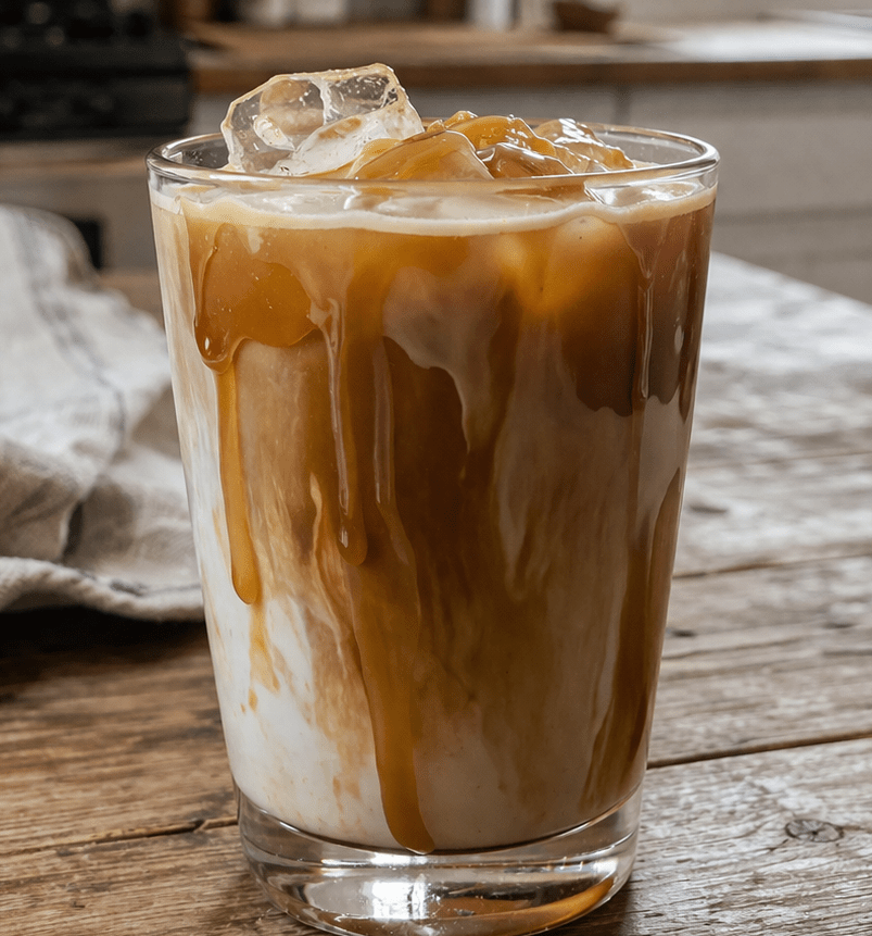Café Gelado com Caramelo: Receita Perfeita Refrescante de Cafeteria