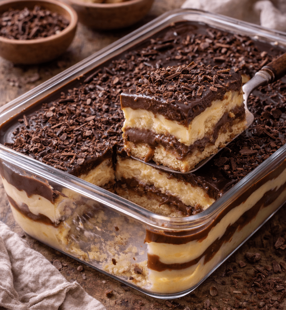 Pavê de Baunilha com Chocolate: A Sobremesa Irresistível e Super Cremosa