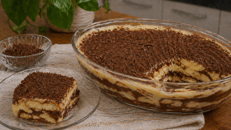 Pavê de Baunilha e Chocolate:Receita Mais Fácil e Cremosa 5 (18)