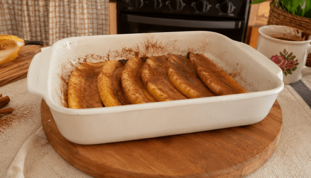 Banana Assada com Canela: Receita Rápida, Fit e Deliciosa