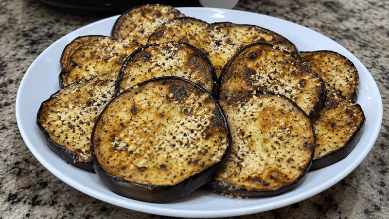 Berinjela Grelhada com Parmesão na Airfryer: Fácil e Crocante! 5 (14)