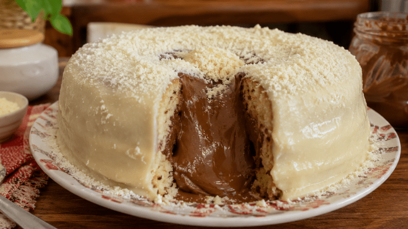 Bolo Vulcão de Ninho com Nutella: Receita Fácil Cremosa 5 (24)