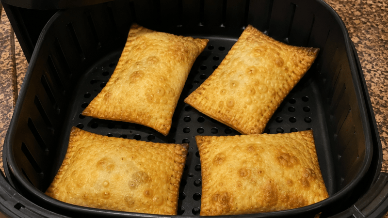 Pastel de Feira na Air Fryer Crocante Sem Óleo:Fácil 5 (18)