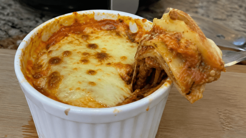 Como Fazer Lasanha de Caneca na Airfryer Poucos Minutos