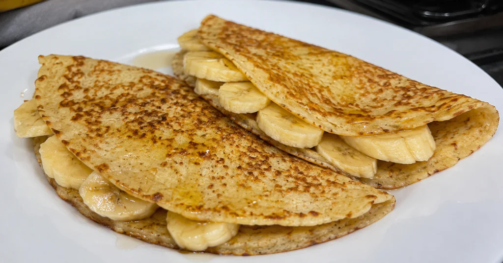 Como Fazer Panqueca de Banana Saudável(Sem Açúcar)