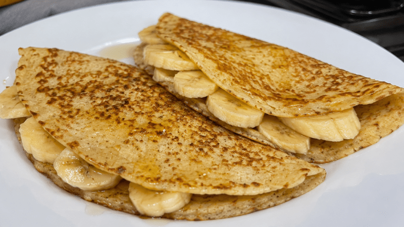 Como Fazer Panqueca de Banana Saudável(Sem Açúcar) 5 (14)