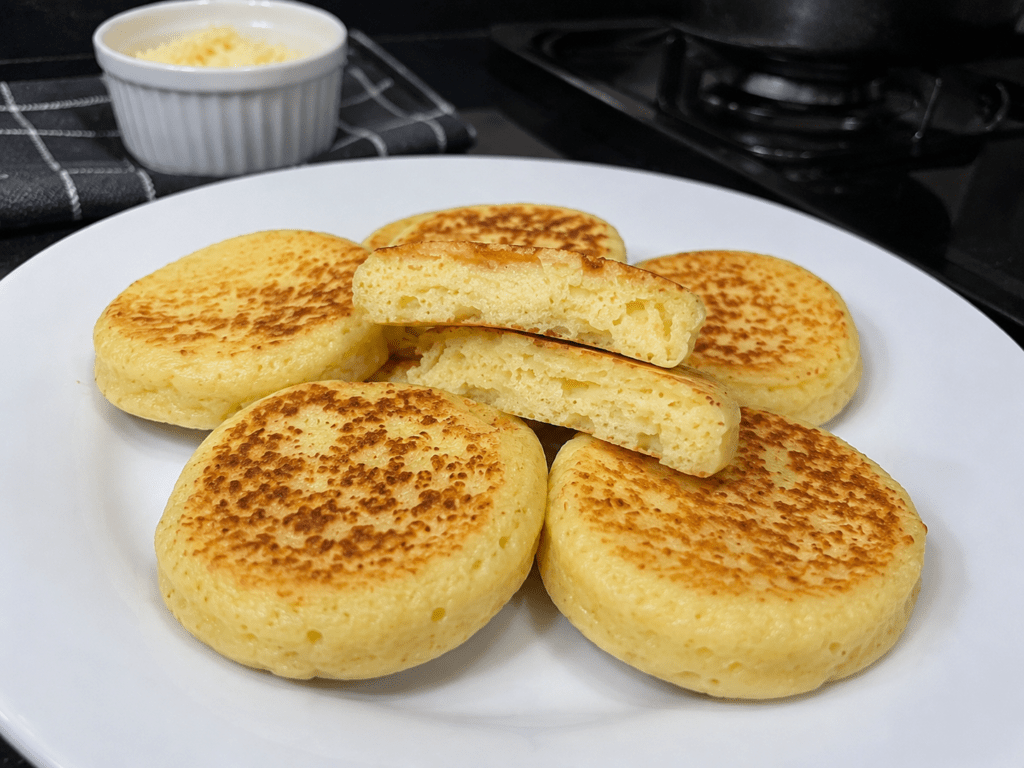 Pão de Queijo de Frigideira Fit: Receita Pronta em 5 Minutos