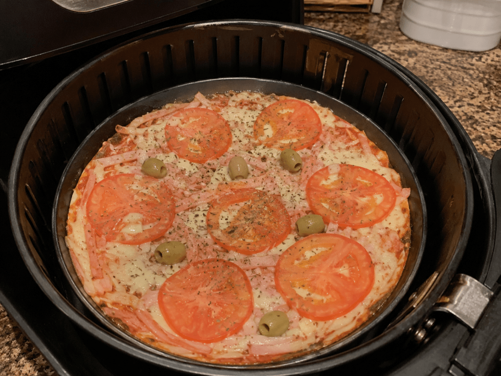 Pizza de Frigideira na Air Fryer: Receita Rápida Crocante