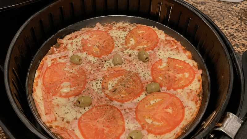 Pizza de Frigideira na Air Fryer: Receita Rápida Crocante 4.9 (15)