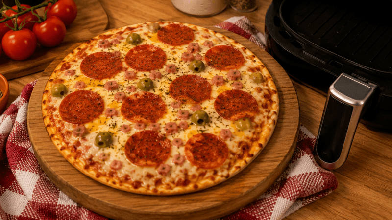 Pizza de Frigideira na Airfryer: Receita Fácil e Rápida 5 (24)