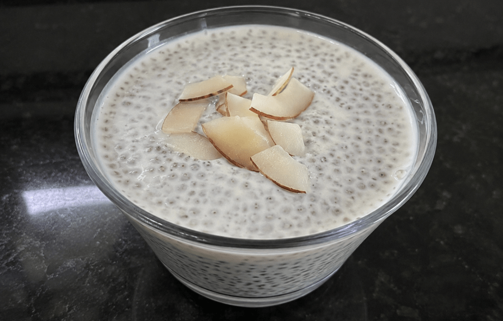 Pudim de Chia com Leite de Coco: Receita Fit e Cremosa