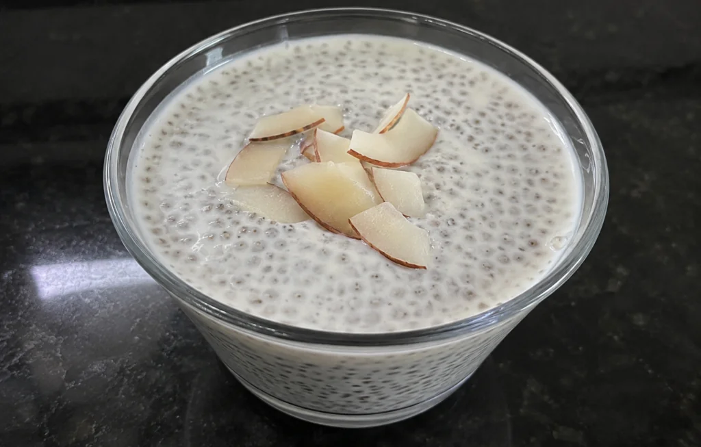 Pudim de Chia com Leite de Coco: Receita Fit e Cremosa