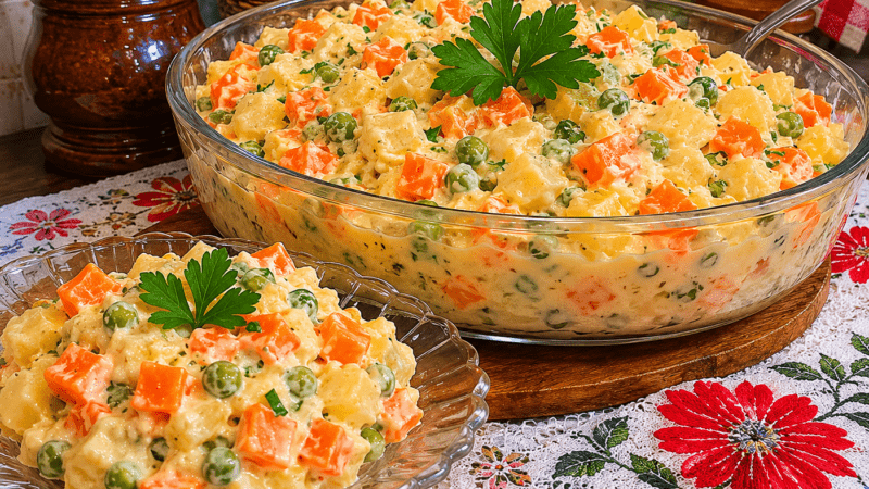 Salada de Maionese Tradicional de Batata e Cenoura: Fácil 5 (16)