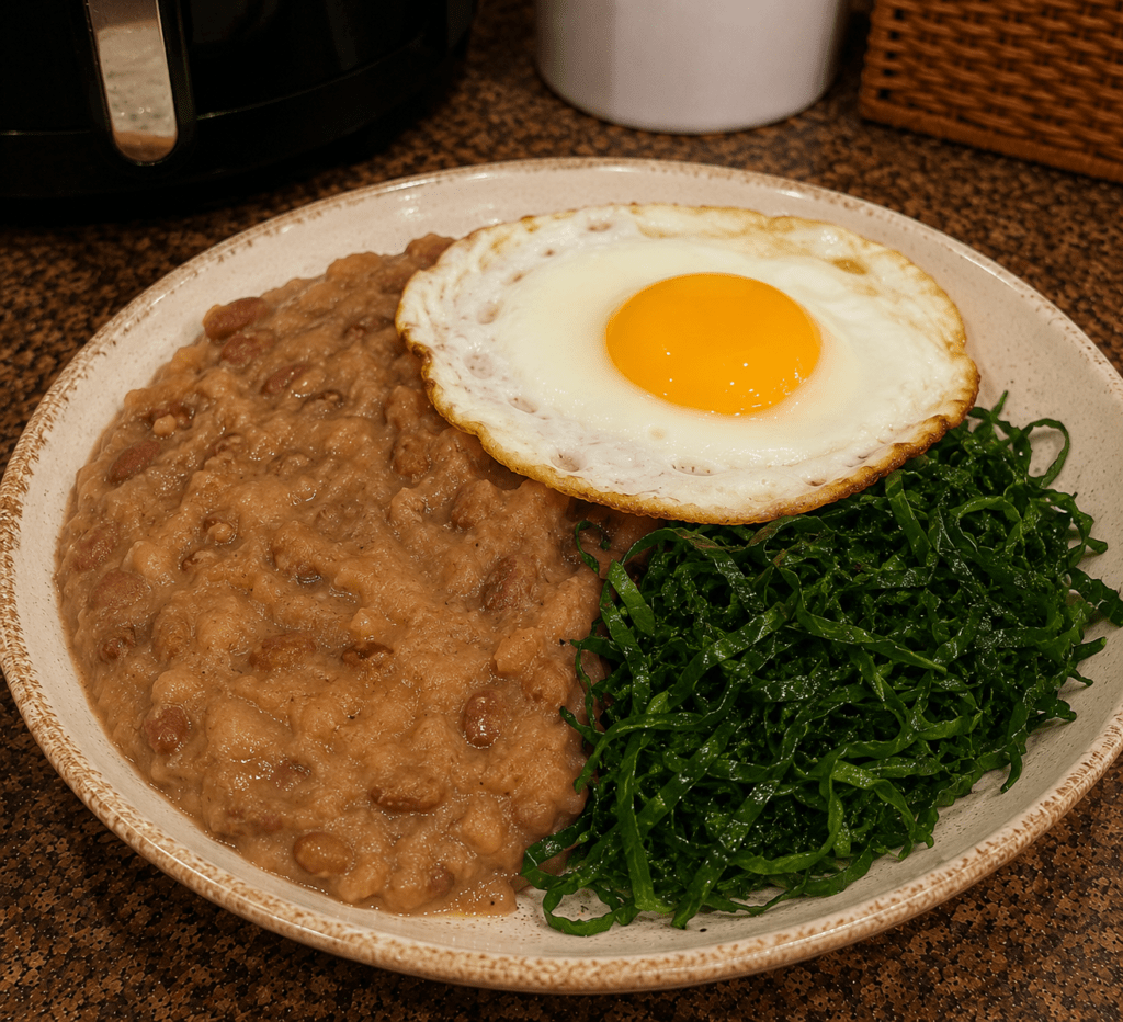 Tutu de Feijão Mineiro com Ovo Couve: Receita Fácil