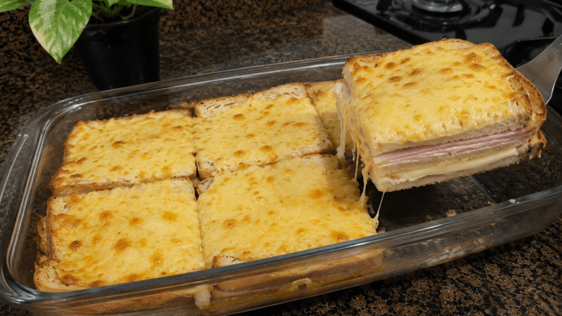 Bauru de Forno com Pão de Forma:Receita Fácil Rápida 5 (15)