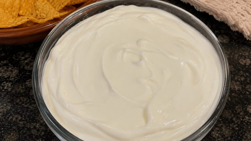 Como Fazer Sour Cream Caseiro Fácil para Comer com Nachos 5 (42)