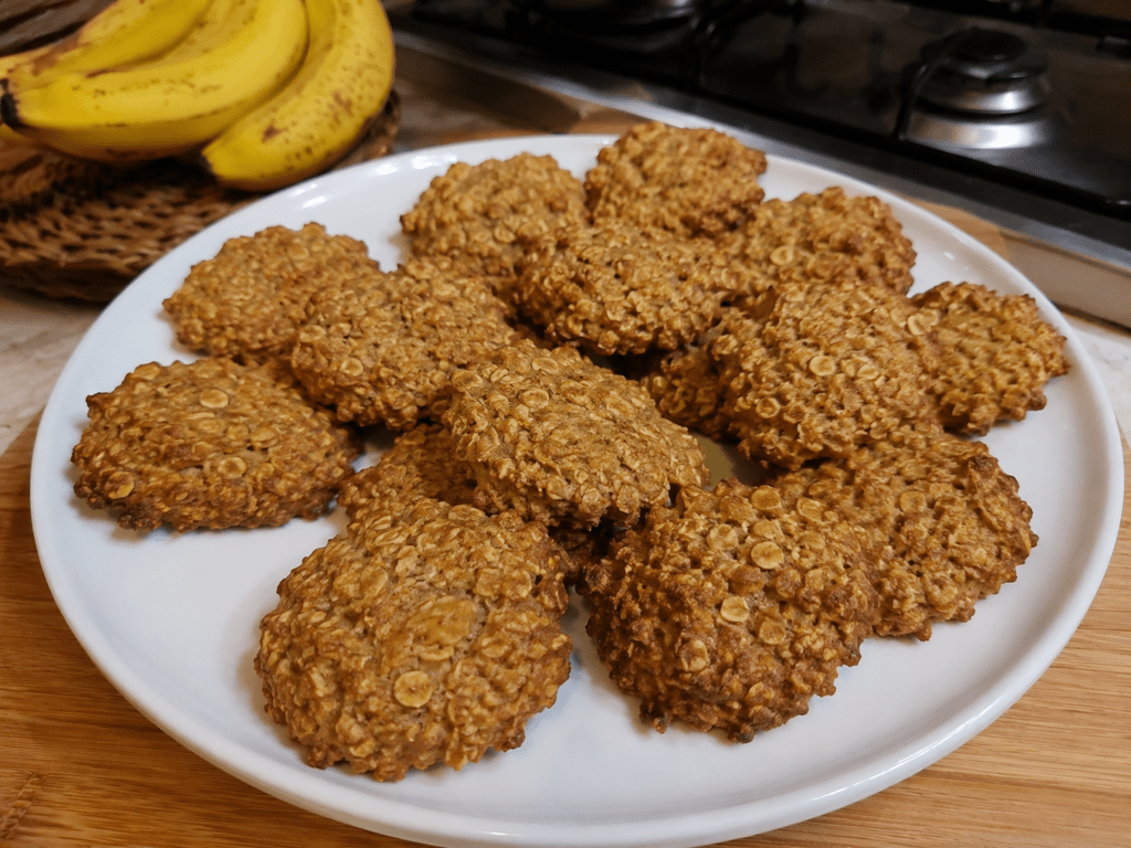 Cookie de Aveia e Banana: Receita Fit com Apenas 3 Ingredientes