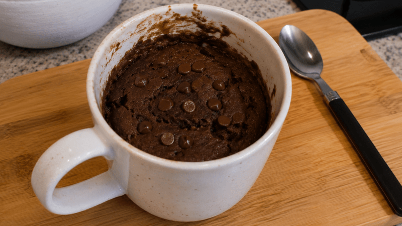 Cookie de Caneca Fácil: Receita Rápida de Micro-ondas 5 (14)