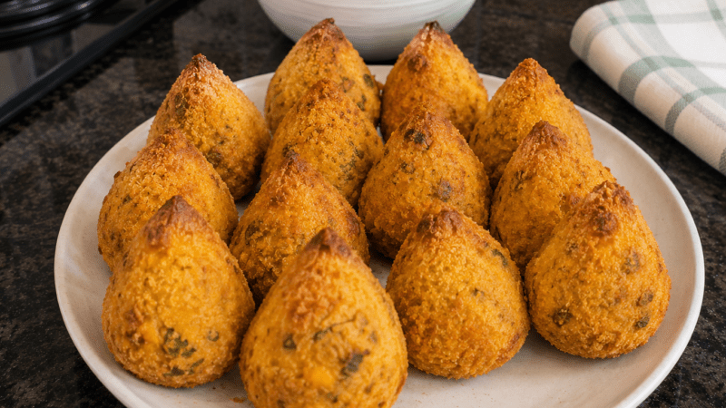 Coxinha de Abóbora Cabotiá Fit:Receita Saudável na Air Fryer 5 (28)