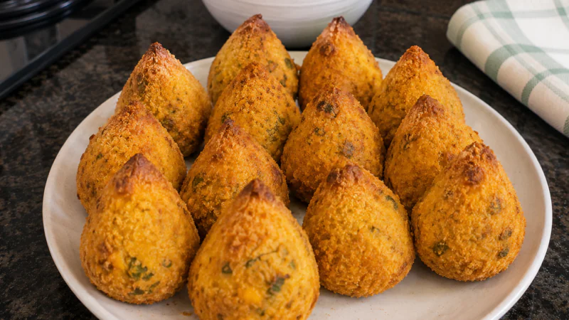 Coxinha de Abóbora Cabotiá Fit:Receita Saudável na Air Fryer 5 (28)