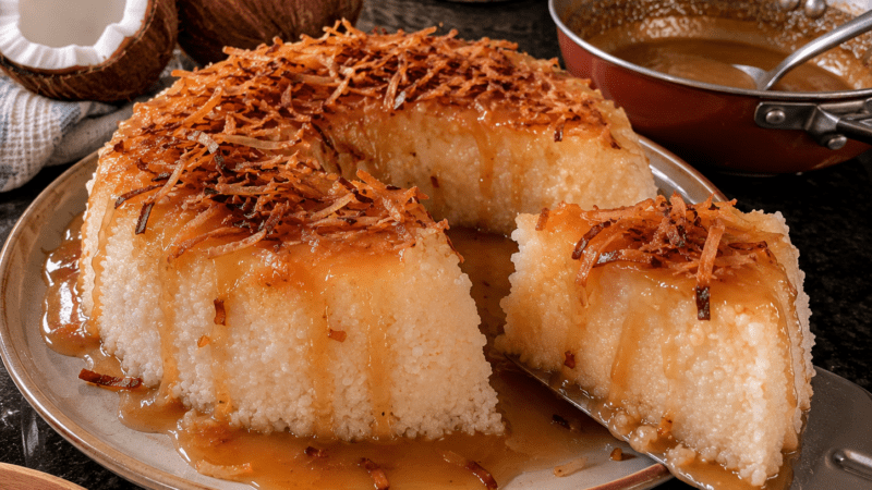 Cuscuz deTapioca Doce com Calda de Coco Queimado Fácil 5 (32)