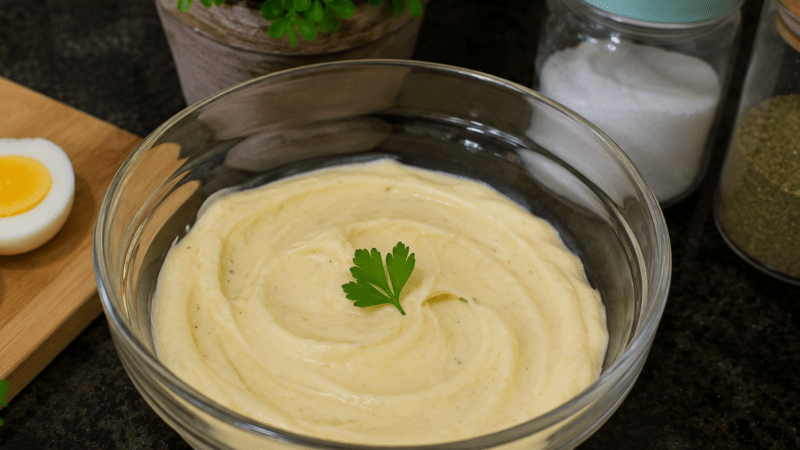 Maionese Caseira com Ovo Cozido Receita Saudável Sem Óleo! 5 (12)