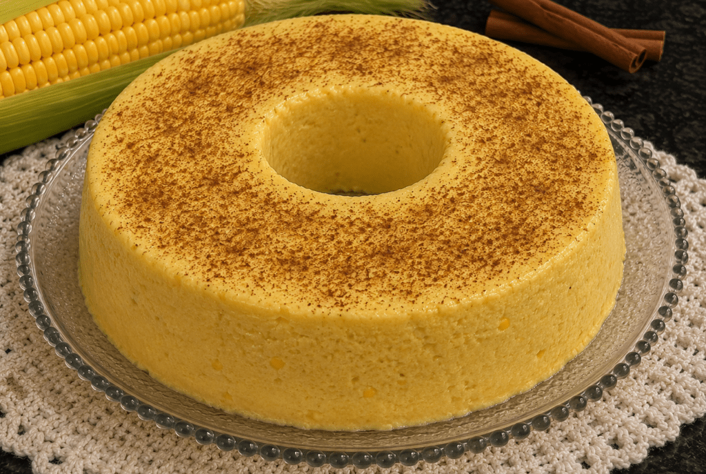 Mousse de Milho Verde com Canela:Sobremesa Gelada e Cremosa!