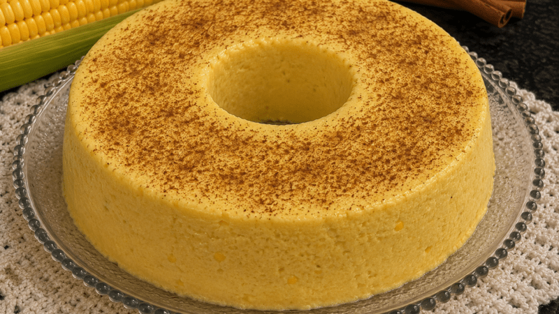 Mousse de Milho Verde com Canela:Sobremesa Gelada e Cremosa! 5 (22)