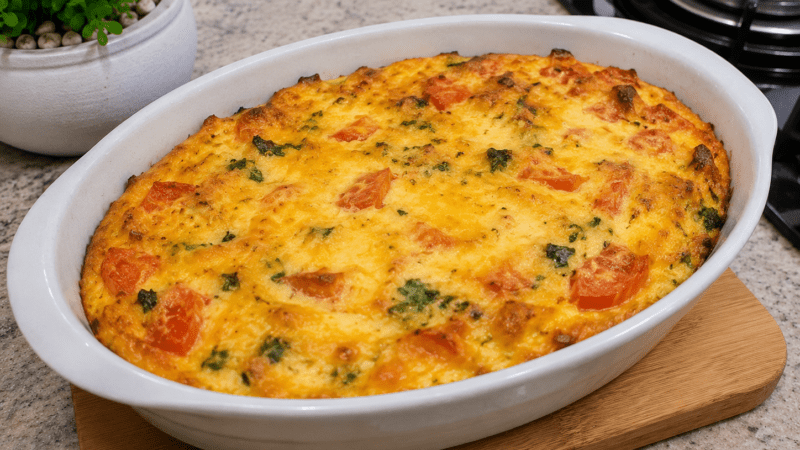 Omelete de Forno Fofinho:Como Fazer Passo a Passo Simples 5 (11)