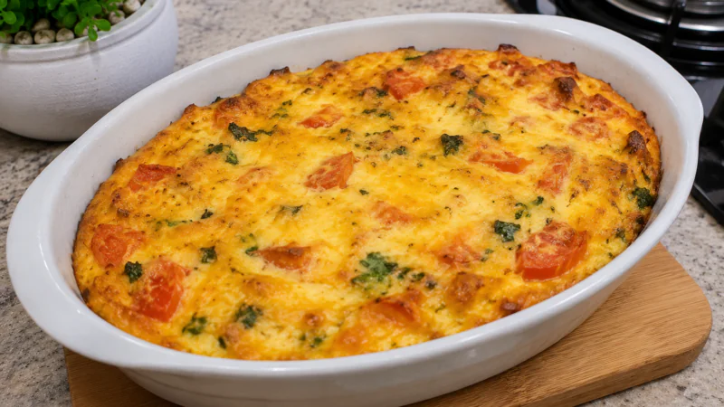 Omelete de Forno Fofinho:Como Fazer Passo a Passo Simples 5 (12)