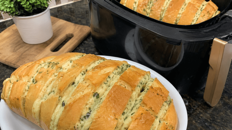 Pão de Alho Caseiro na Air Fryer:Receita Fácil  Cremosa 5 (14)