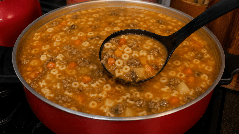 Sopa de Letrinhas: Carne Moída para Crianças Receita Fácil 0 (0)