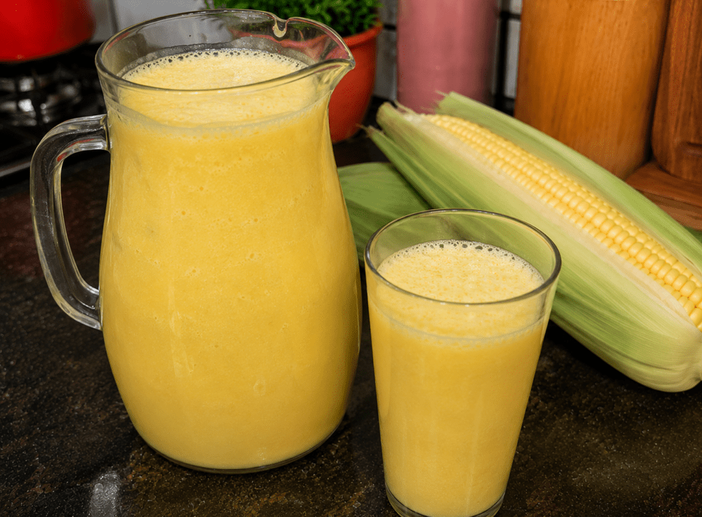 Suco de Milho Verde Cremoso de Feira:Receita Fácil  Rápida