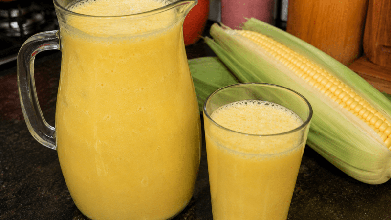 Suco de Milho Verde Cremoso de Feira:Receita Fácil  Rápida 5 (34)