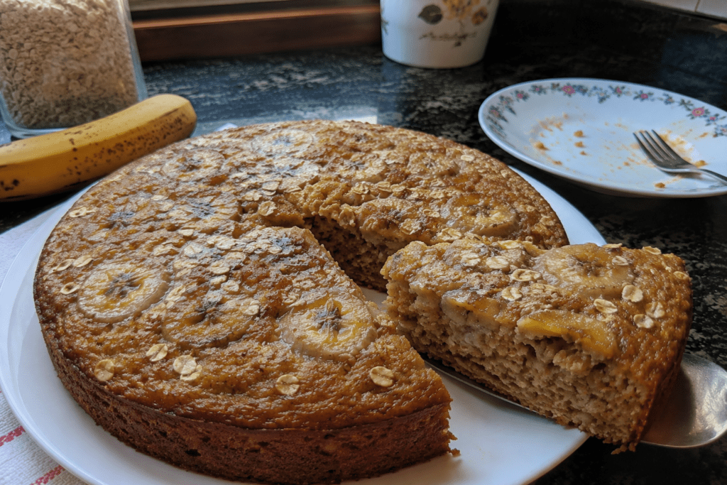Bolo de Banana com Aveia de Liquidificador: Super Fofinho e Saudável