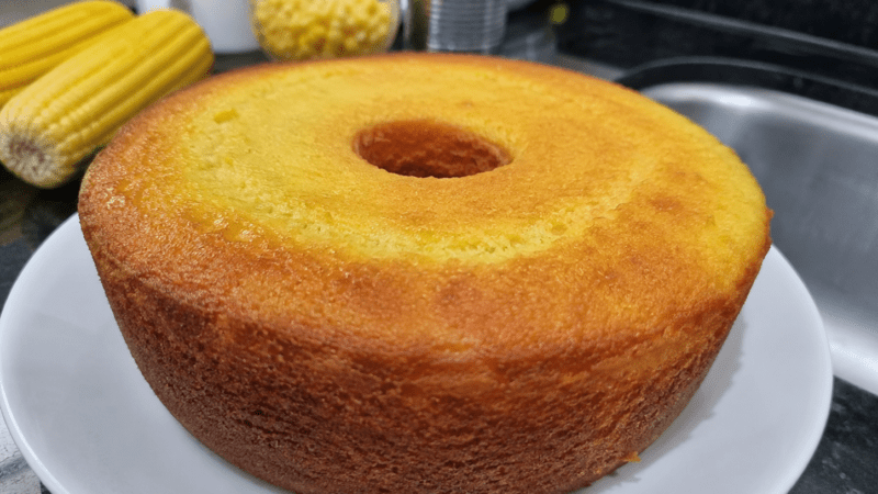Bolo de Milho de Latinha Fofinho: Receita Fácil de Liquidificador que Derrete na Boca 5 (18)
